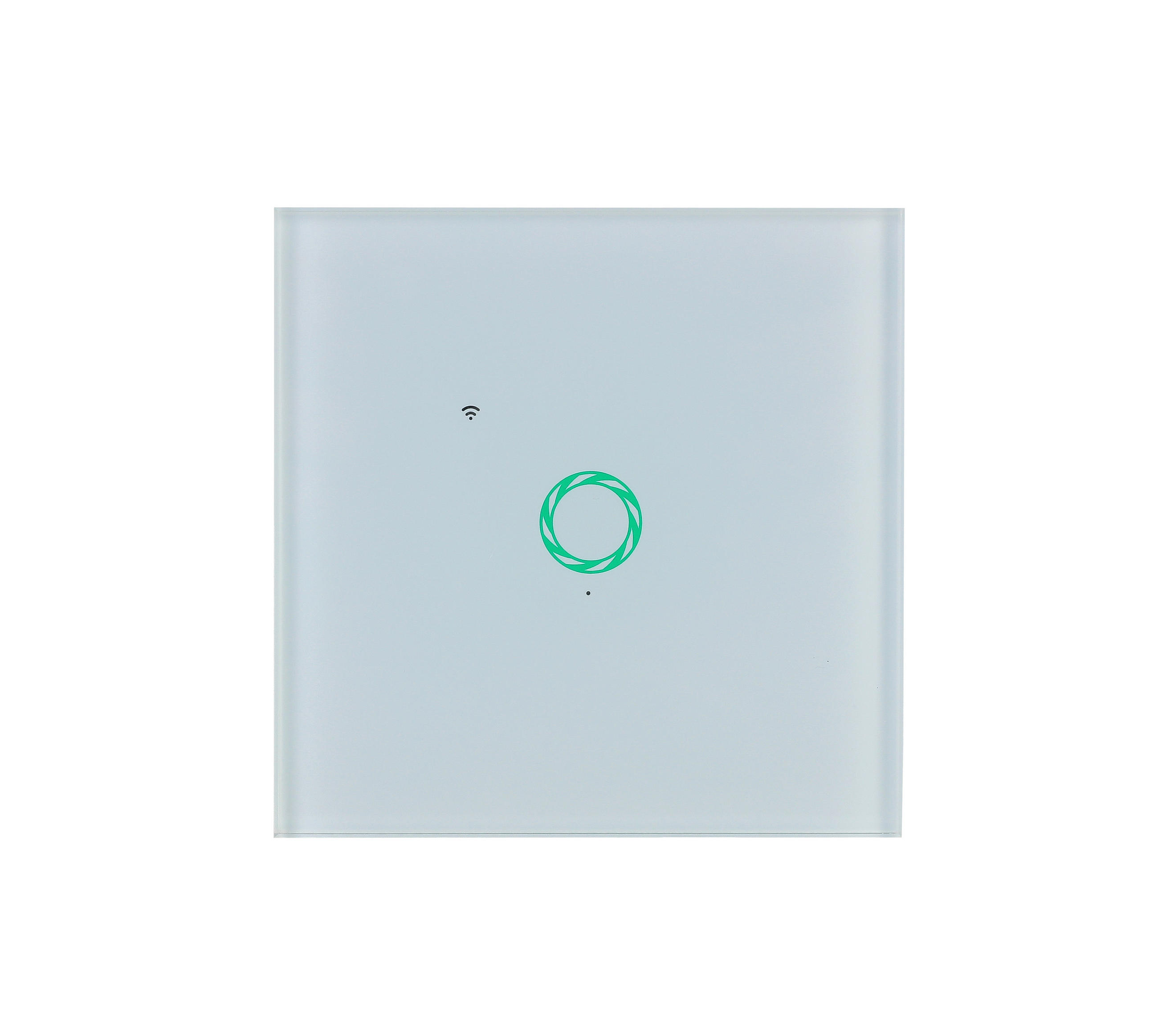SCHALTER - Weiß, Basics, Glas/Kunststoff (8,6/8,6/3,5cm) - Novel