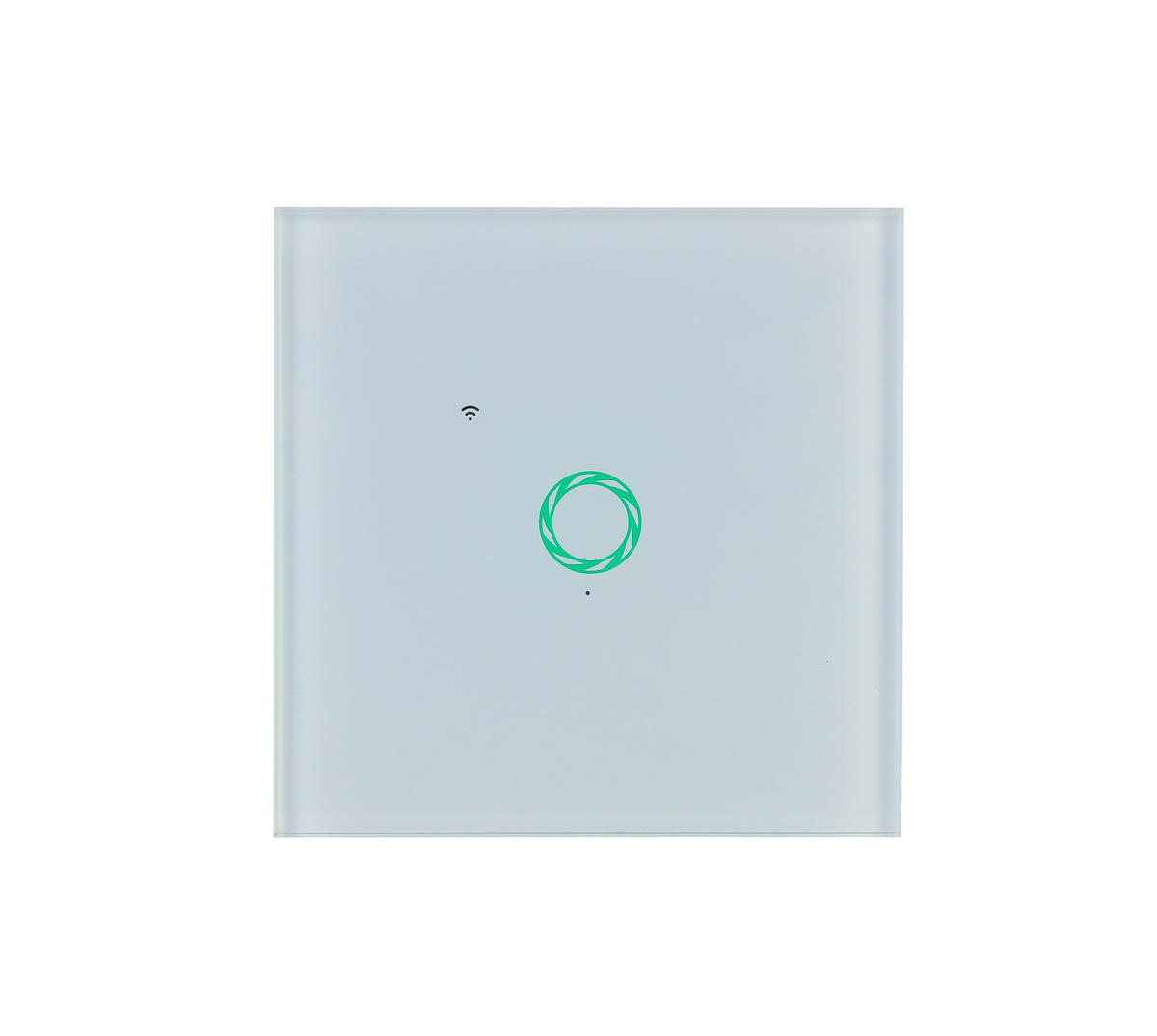 SCHALTER - Weiß, Basics, Glas/Kunststoff (8,6/8,6/3,5cm) - Novel