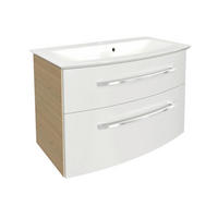 WASCHTISCHKOMBI  - Sandfarben/Chromfarben, Basics, Holzwerkstoff/Stein (83,2/54,3/47,8cm) - MID.YOU