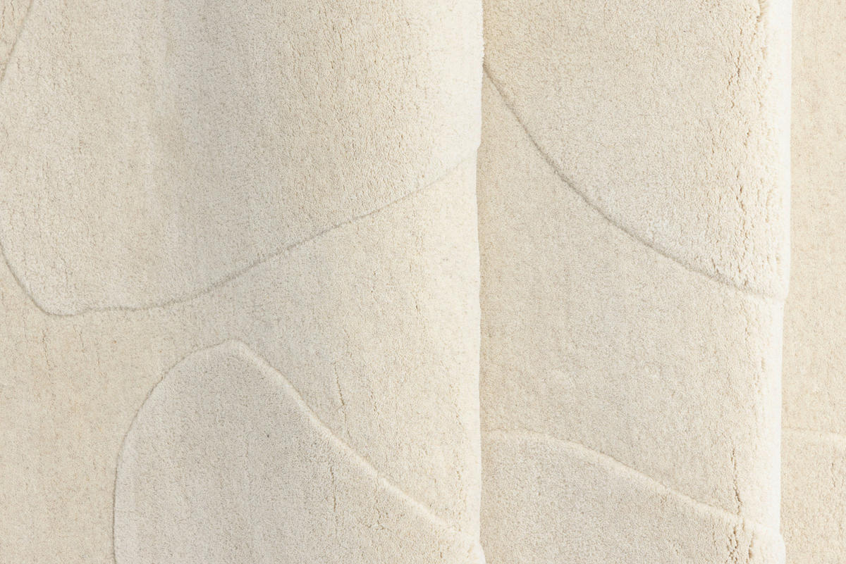 HOCHFLORTEPPICH 290/175 cm Weiß  - Weiß, LIFESTYLE, Textil (290/175cm) - P & B