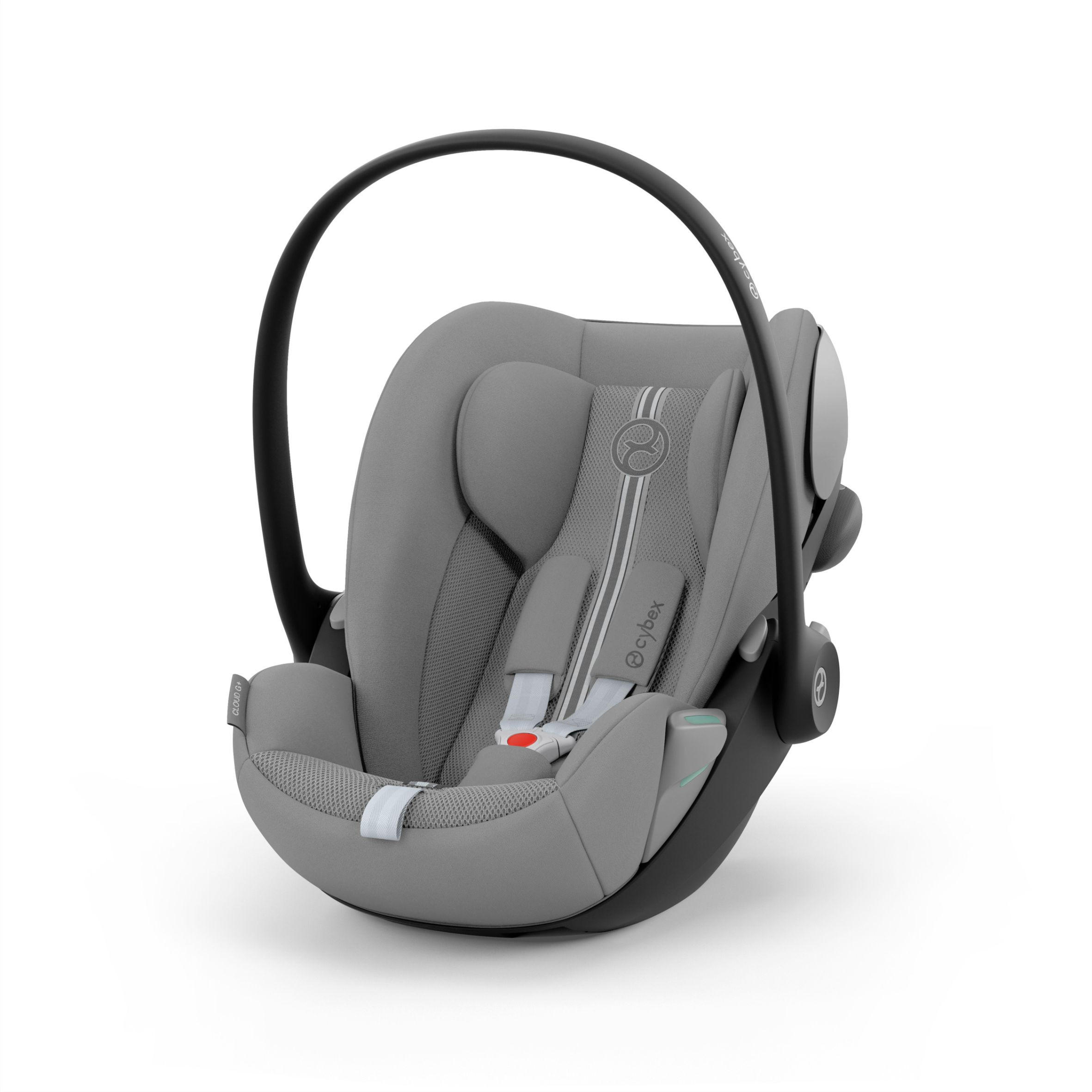 BABYSCHALE Cloud G i-Size Plus Stone Grey   - Grau, Basics, Kunststoff/Textil (68-72/43.5/35.5-59.5cm) - cybex GOLD