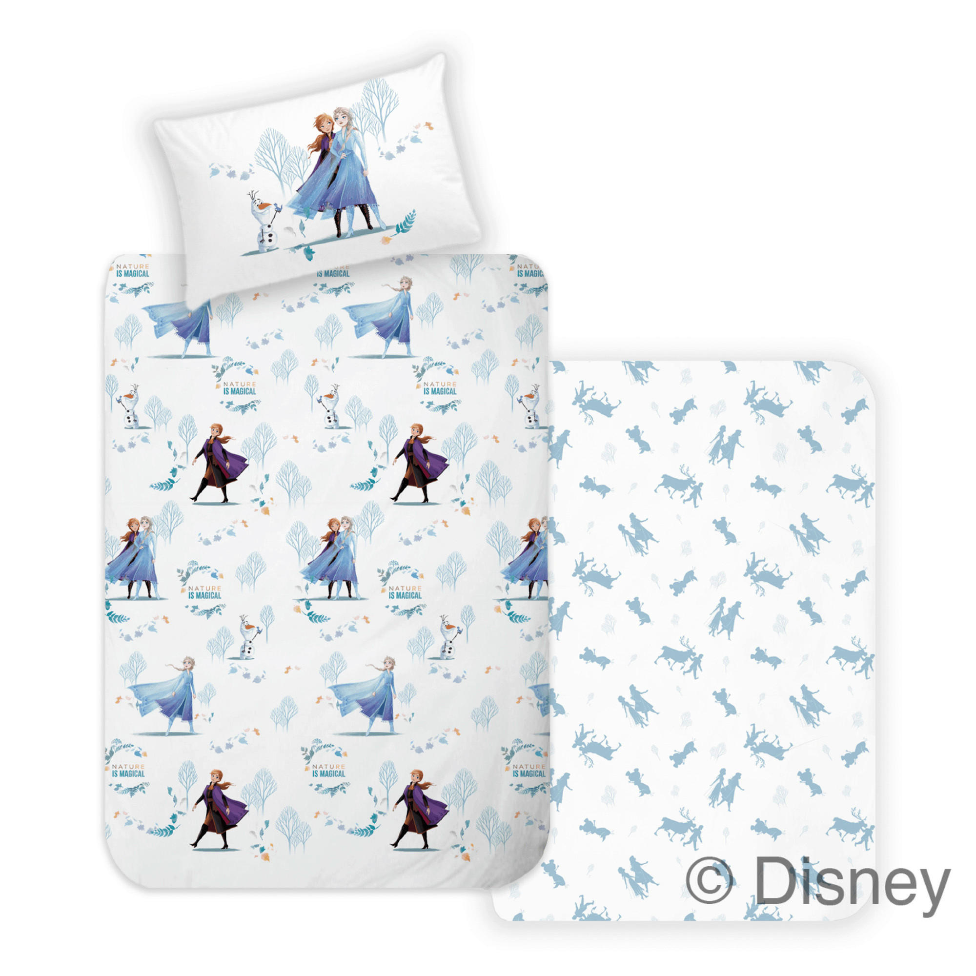 "FROZEN"Ágyneműhuzat-garnitúra  - színes, Basics, textil (140ml)