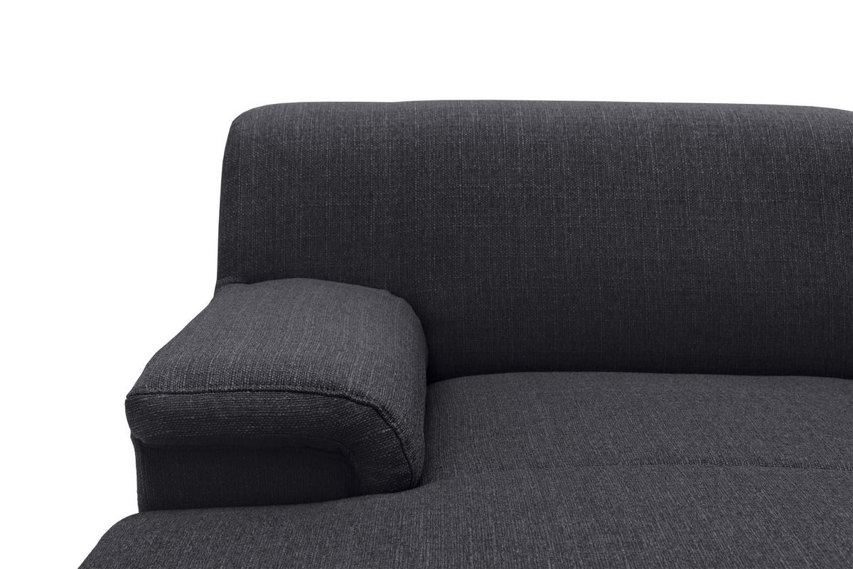 WOHNLANDSCHAFT Schlammfarben Webstoff  - Chromfarben/Schlammfarben, KONVENTIONELL, Textil/Metall (150/308/194cm) - MID.YOU