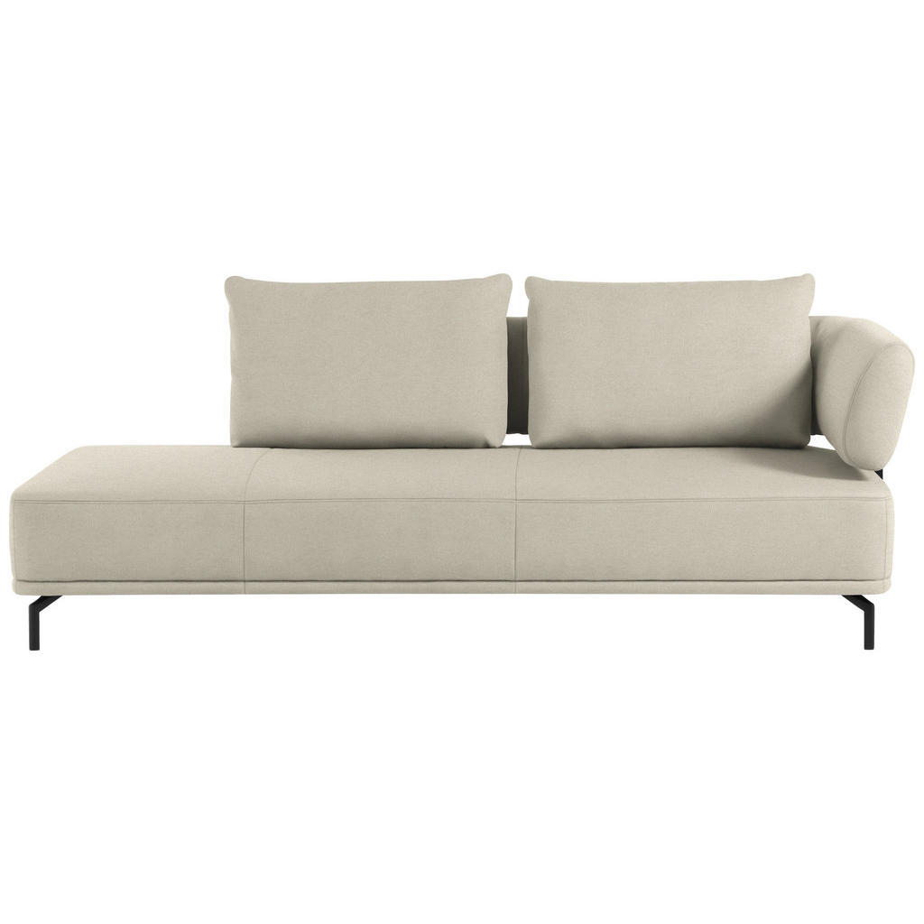 Thumbnail - Dieter Knoll Récamiere Palio, Creme, Textil, 227x89x101 cm, Goldenes M, Fußauswahl, Lederauswahl, Stoffauswahl, Hocker e...