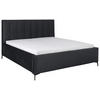 POLSTERBETT Lattenrost, Bettkasten 180/200 cm  in Schwarz  - Birkefarben/Schwarz, KONVENTIONELL, Holz/Textil (180/200cm) - Boxxx