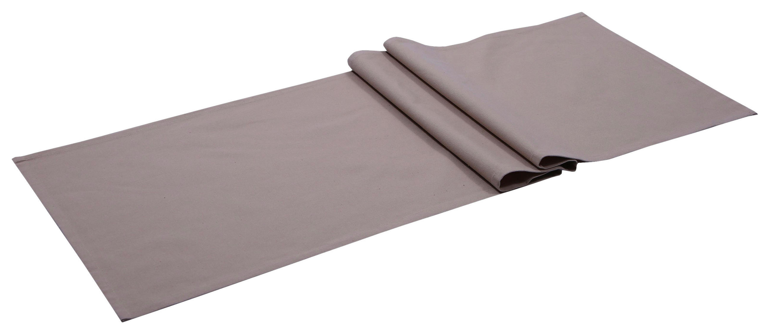 TISCHLÄUFER Textil Taupe 40/140 cm  - Taupe, Basics, Textil (40/140cm) - Novel
