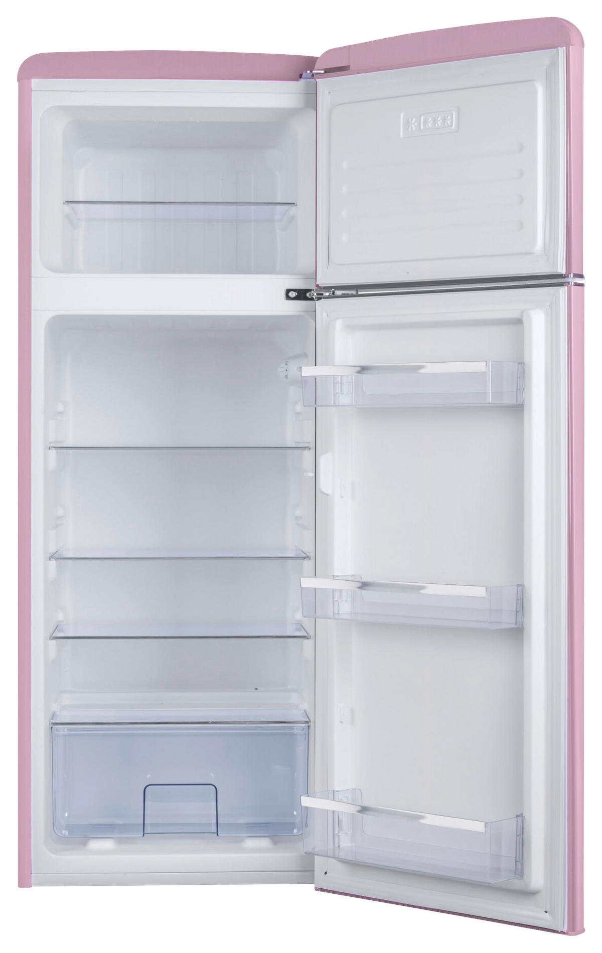 KÜHL-GEFRIER-KOMBINATION 55/144/61,5 cm KGC 15636 P  - Pink, Basics, Metall (55/144/61,5cm) - Amica