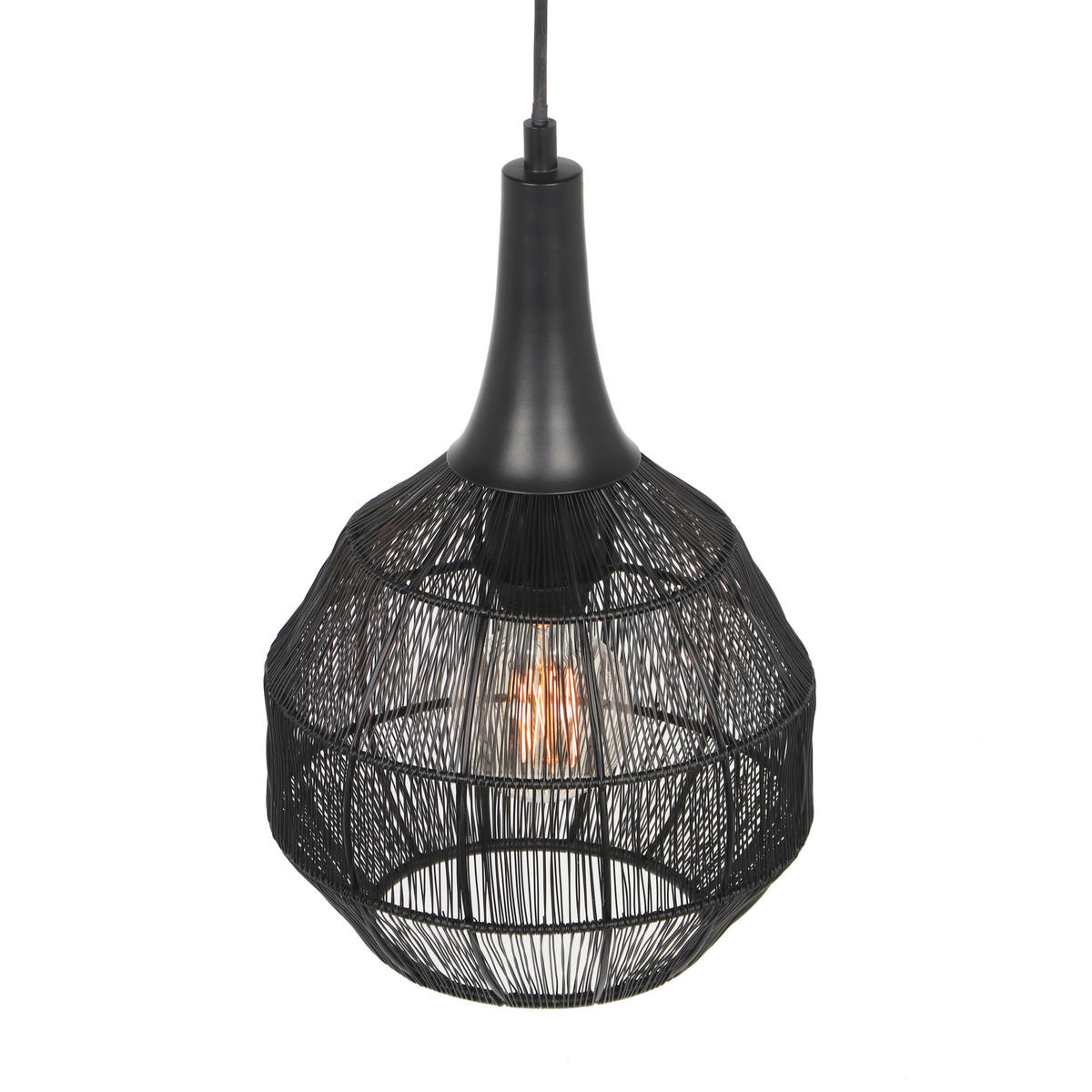 HÄNGELEUCHTE 26/150 cm    - Schwarz, Basics, Metall (26/150cm) - Trio Leuchten