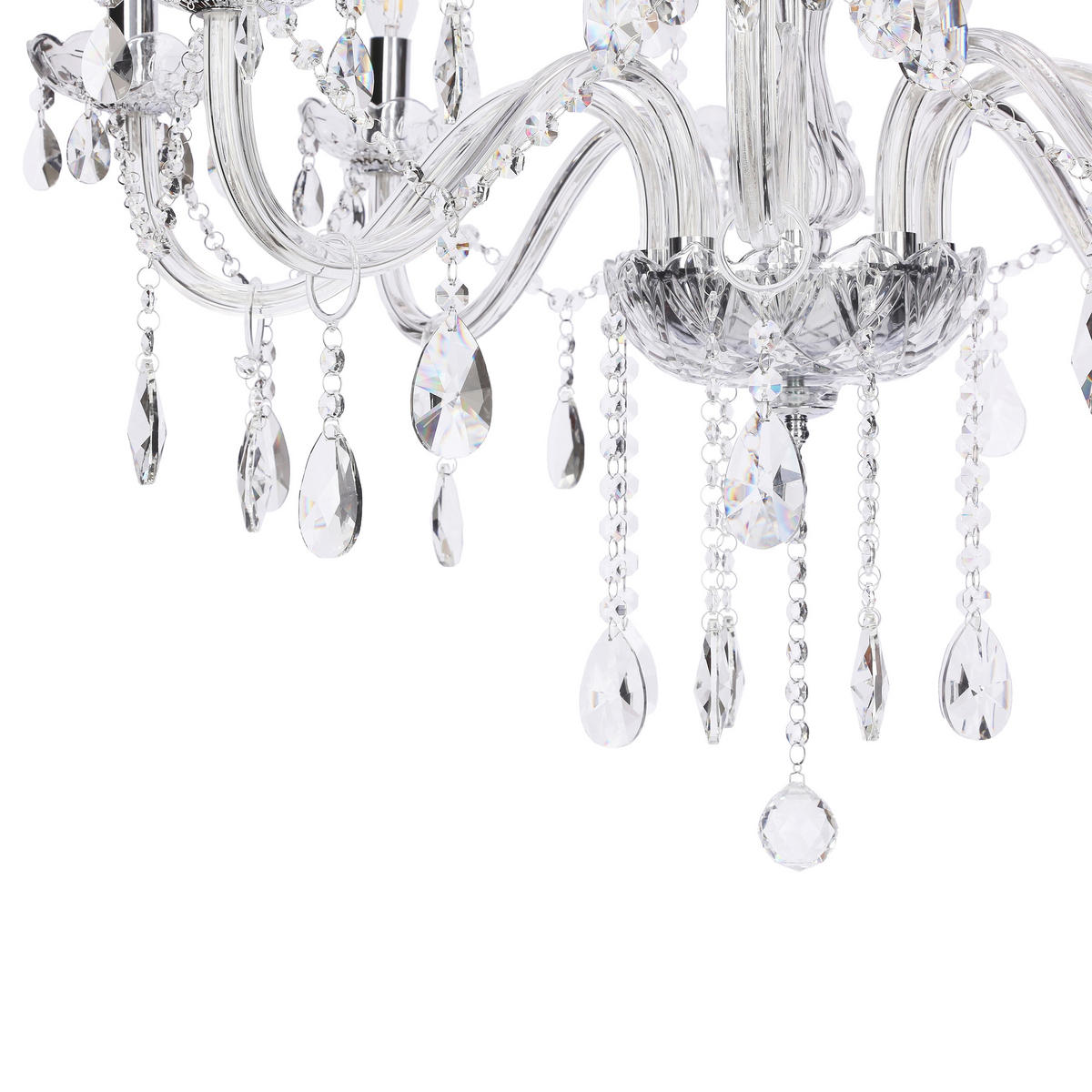 TAKKRONA Cristallo 78/78/125 cm  - transparent, Klassisk, metall (78/78/125cm)