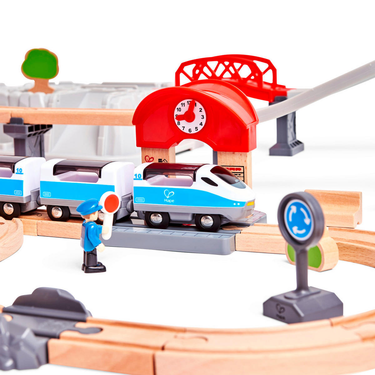 EISENBAHNZUBEHÖR - Multicolor, Basics, Holz/Holzwerkstoff (84,2/19,1/75,6cm) - Hape
