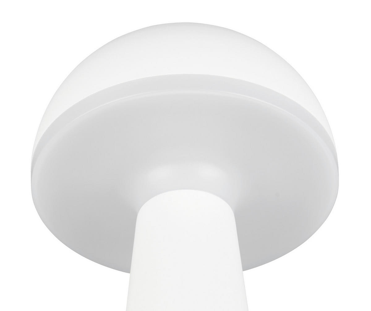 AKKU-TISCHLEUCHTE - Weiss, Trend, Metall (16/31cm)