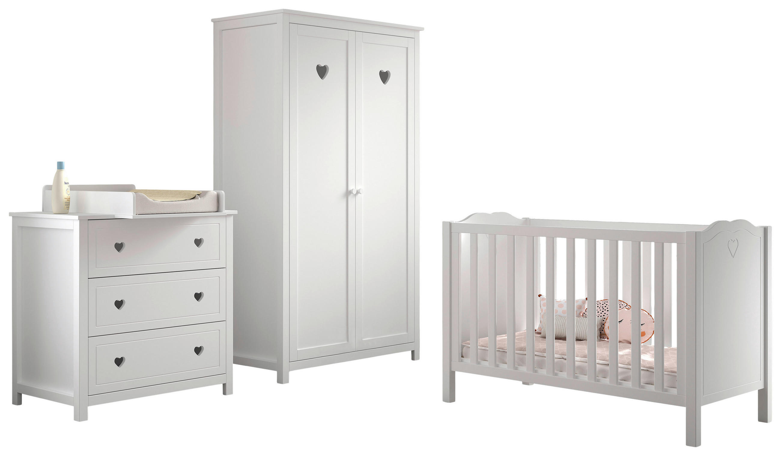 BABYZIMMER  - Weiß, MODERN, Holz/Holzwerkstoff - MID.YOU