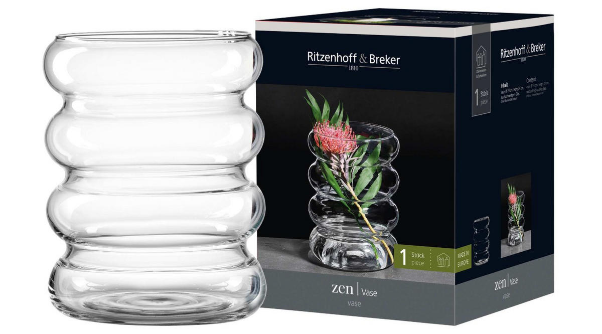 VAS  - klar, Basics, glas (24cm)