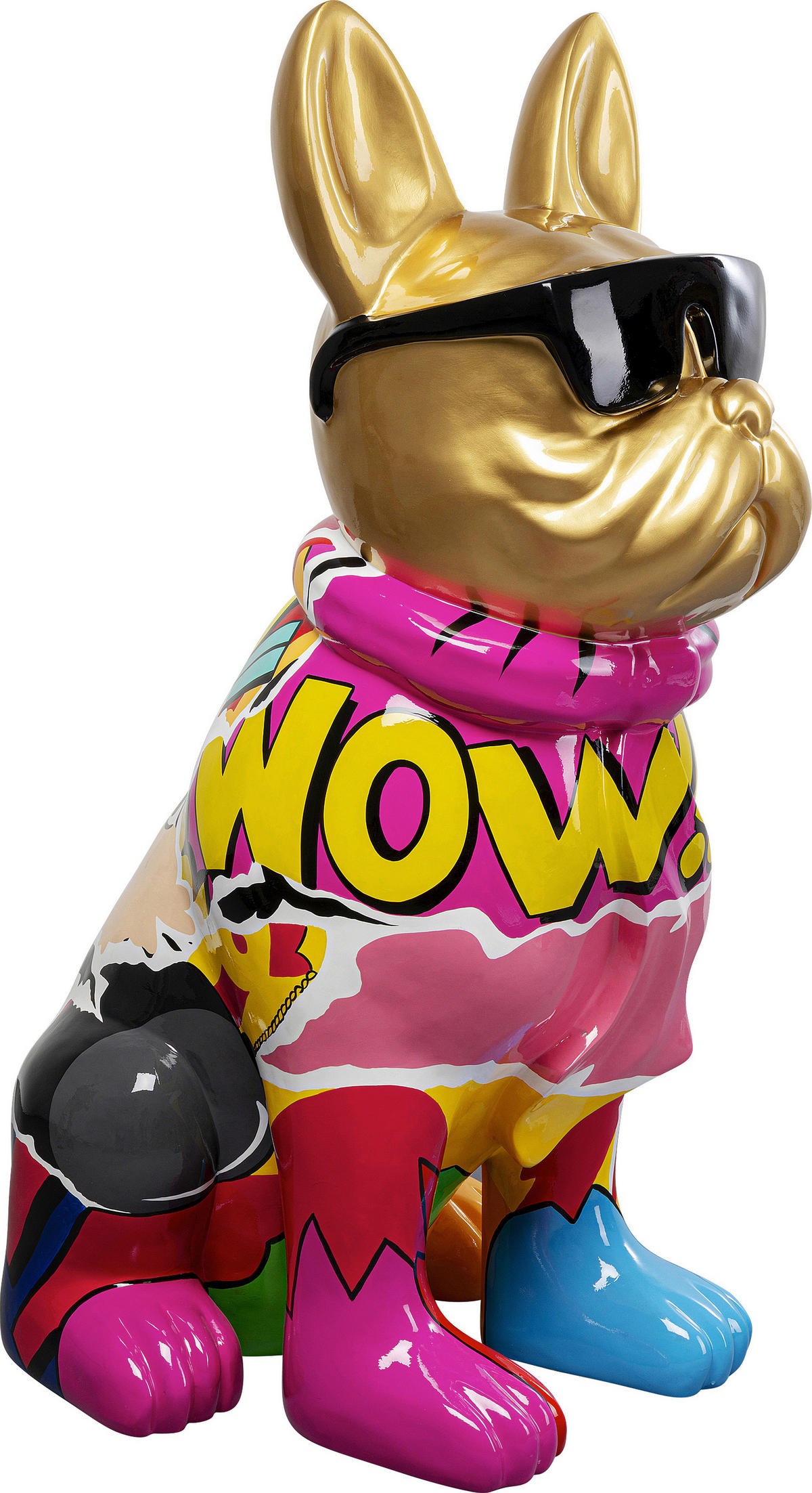 DEKOHUND - Blau/Pink, Design, Kunststoff (24/49/8cm) - Kare-Design