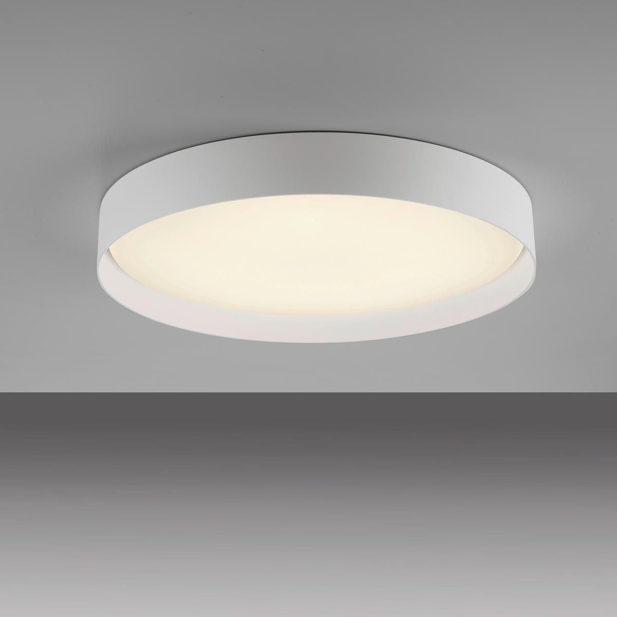 LED-DECKENLEUCHTE Tavoli 49/49/7.3 cm   - Weiß, KONVENTIONELL, Kunststoff/Metall (49/49/7.3cm) - Schöner Wohnen