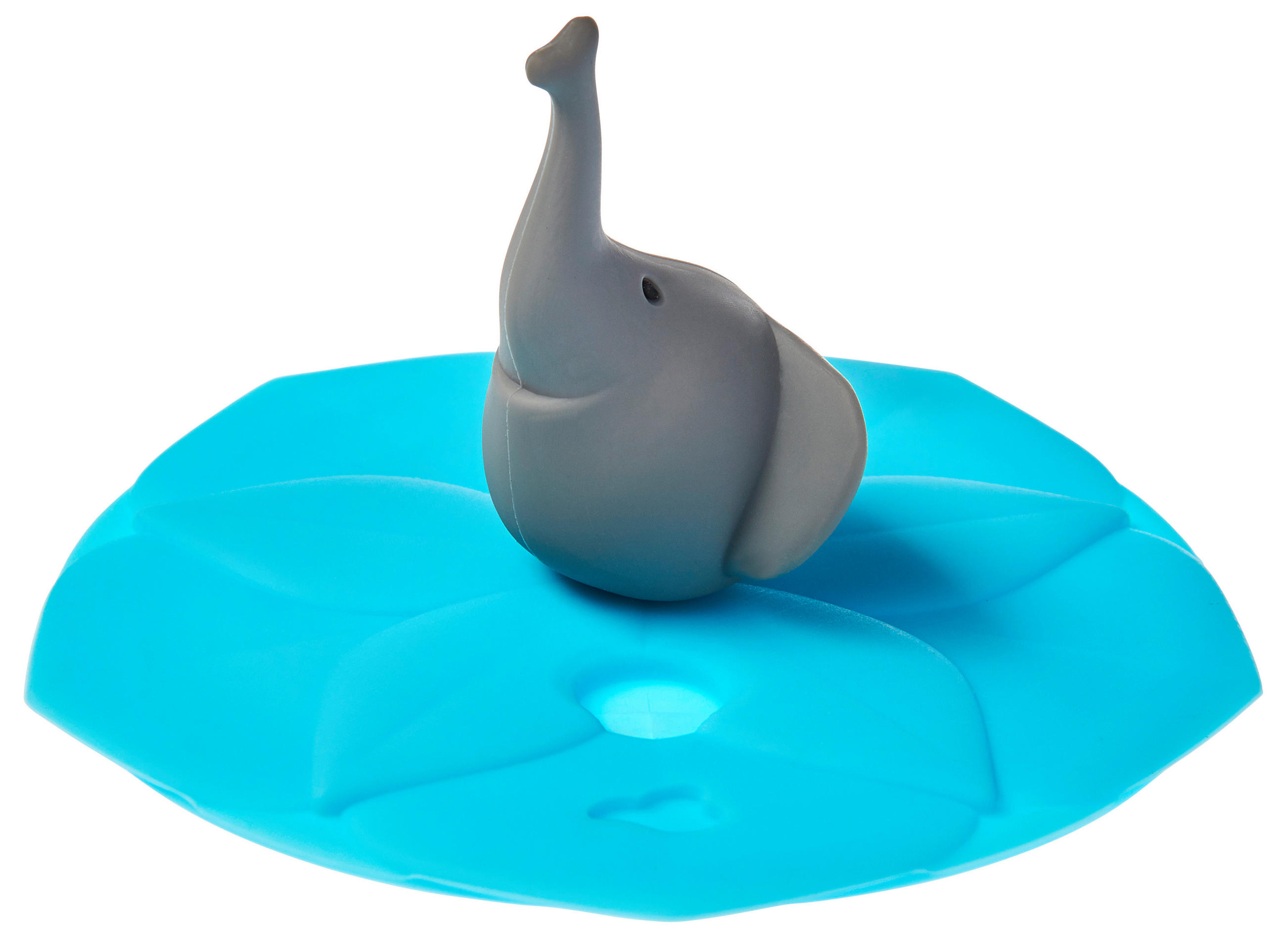 SILIKONDECKEL  - Türkis/Grau, Trend, Kunststoff (9,20/5,20/9,30cm) - Leonardo