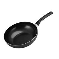 PÁNEV WOK, nepřilnavý povrch Greblon®, 28/7,8 cm  - šedá/černá, Basics, kov/plast (28/7,8cm) - Homeware Profession.