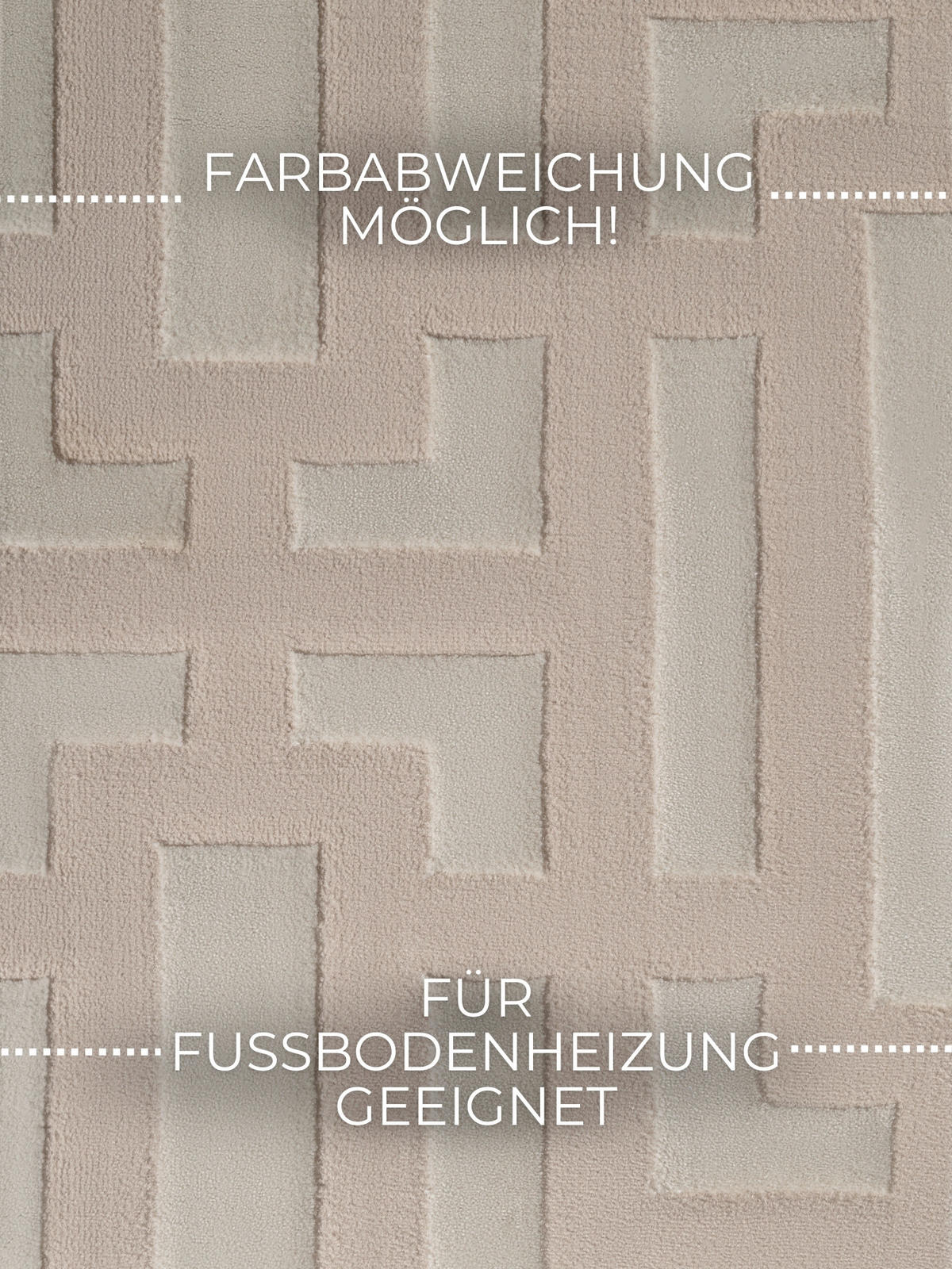 LÄUFER 80/240 cm Perles  - Beige/Creme, Design, Kunststoff (80/240cm) - Elle Decoration