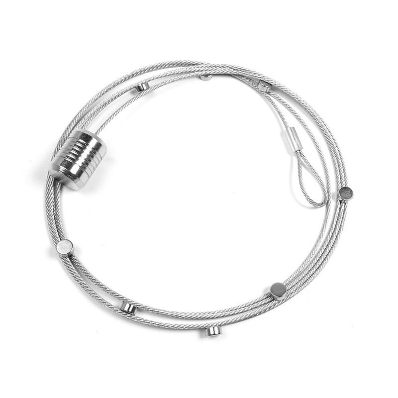 MAGNETSET  - Silberfarben, Basics, Metall (200cm)