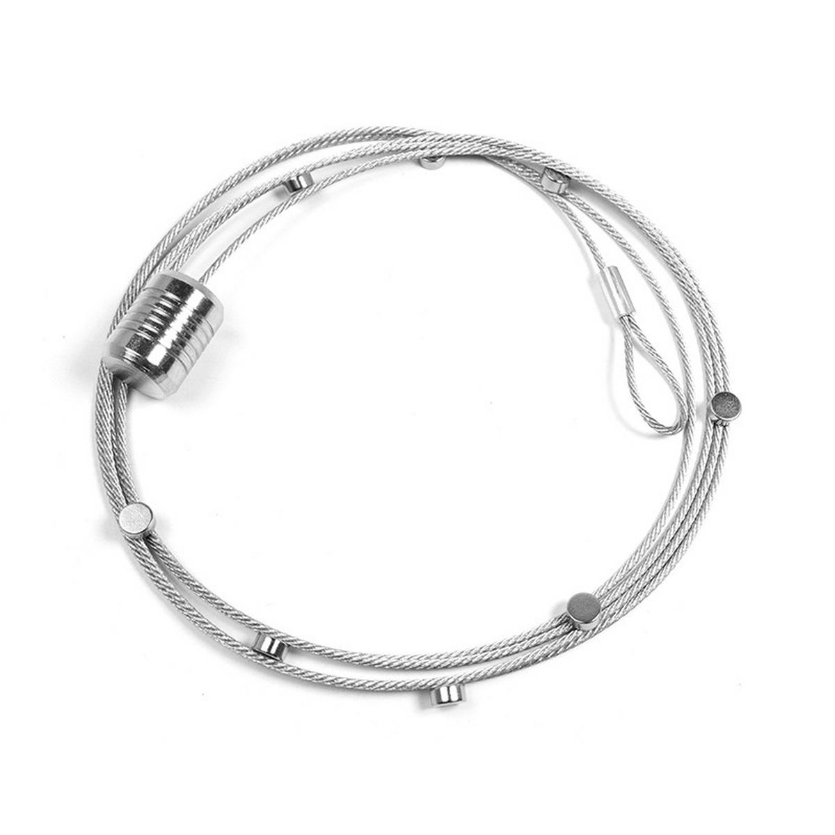 MAGNETSET  - Silberfarben, Basics, Metall (200cm)