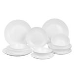 TAFELSERVICE 16-teilig  - Weiß, Basics, Glas - Boxxx