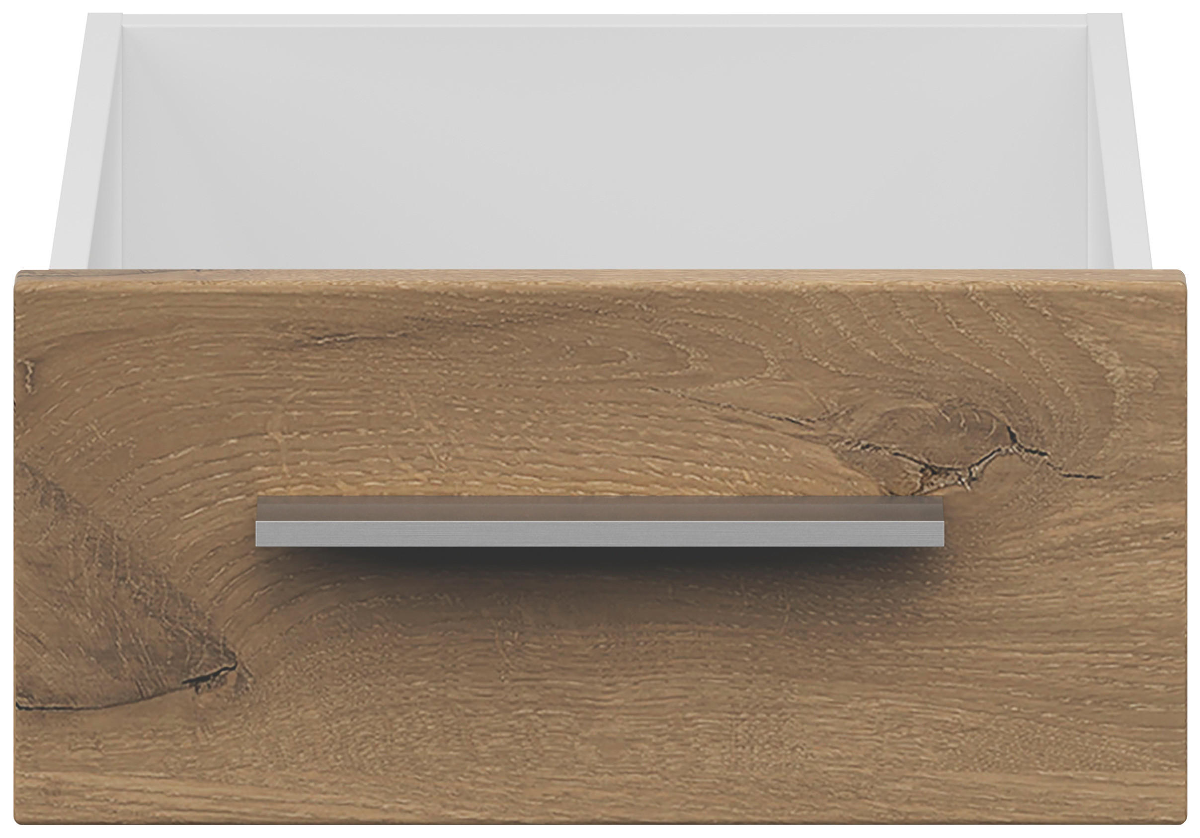 SCHUBKASTENEINSATZ 36,4/16,9/36,6 cm   - Weiss/Eichefarben, Konventionell, Holzwerkstoff (36,4/16,9/36,6cm) - Voleo