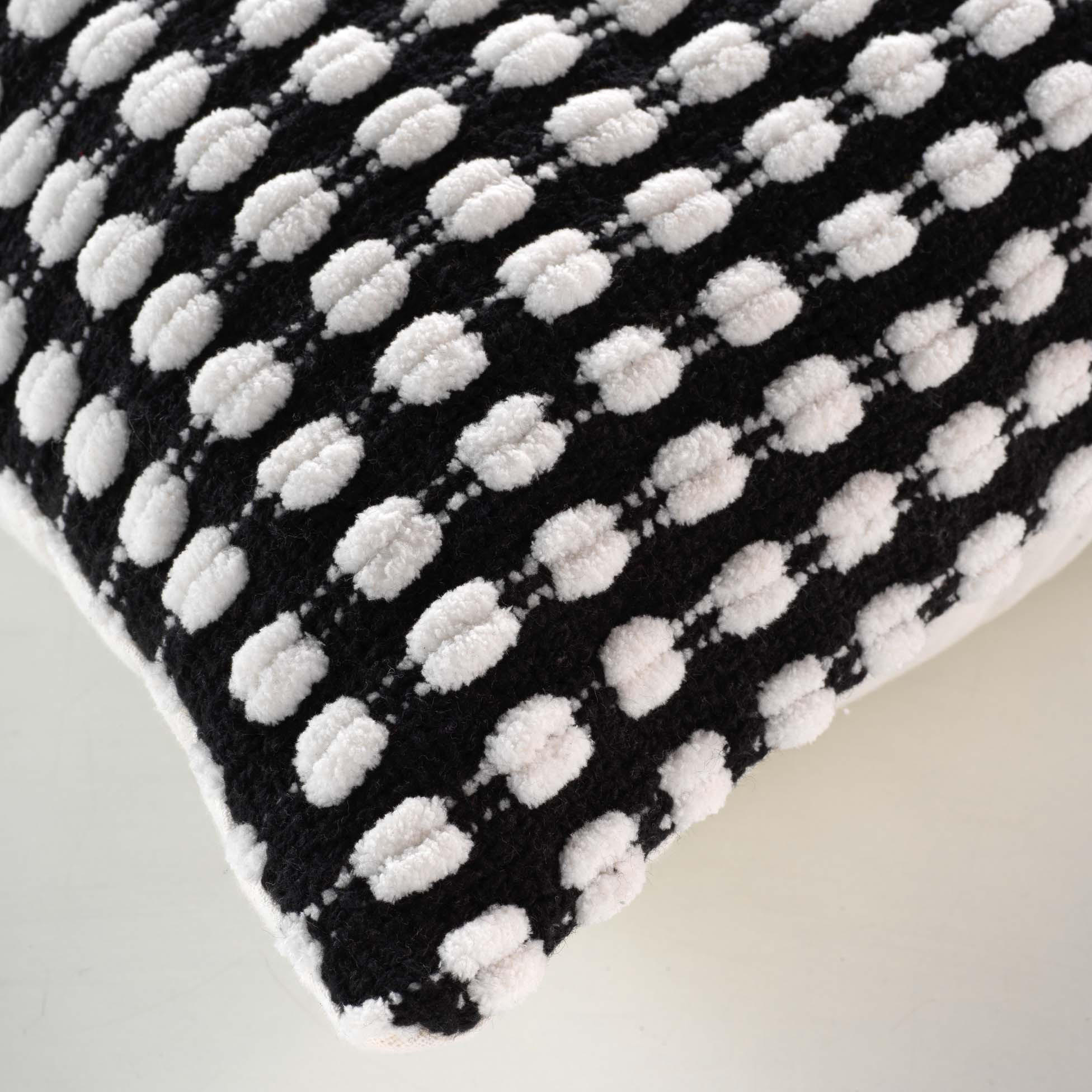 JASTUČNICA  - crna, Osnovno, tekstil (40/40cm)