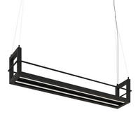 LED-HÄNGELEUCHTE Bury 118/22/150 cm   - Schwarz, Design, Metall (118/22/150cm) - Novel