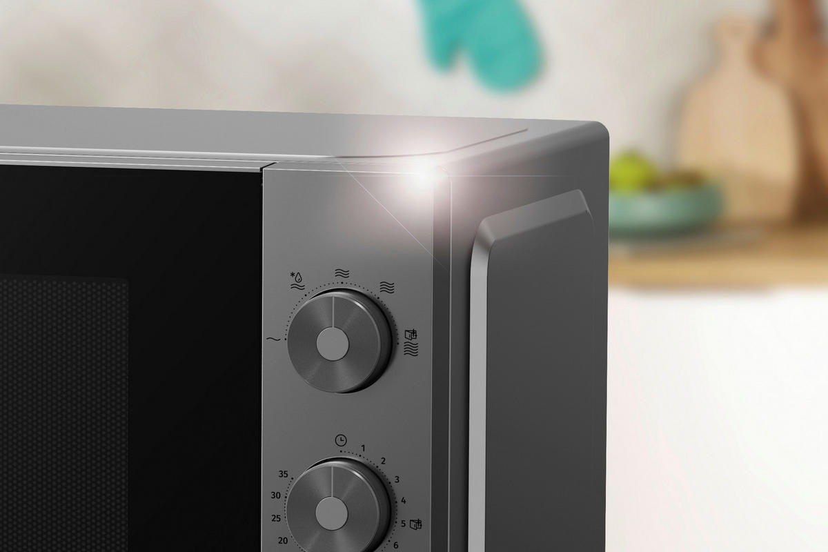 MIKROWELLE MO20E1T4  - Edelstahlfarben, Basics, Glas/Kunststoff (44/25,9/34,6cm) - Gorenje