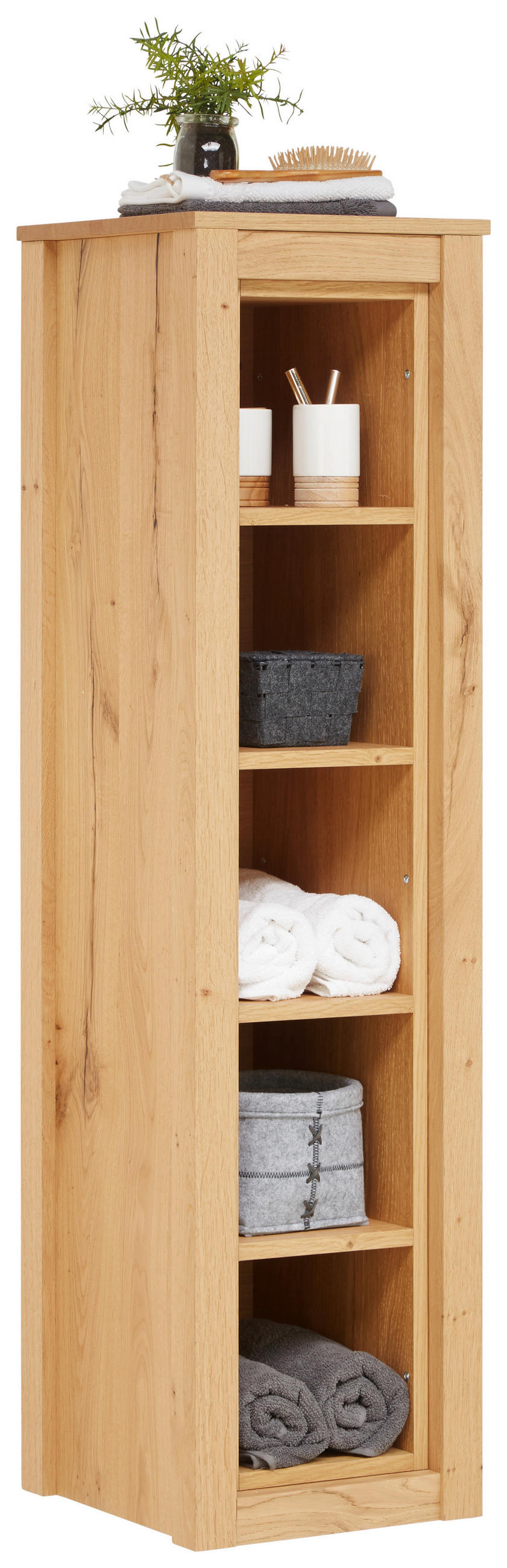 BADEZIMMERREGAL 35/135/37,5 cm  - Eichefarben, MODERN, Holz (35/135/37,5cm) - Landscape