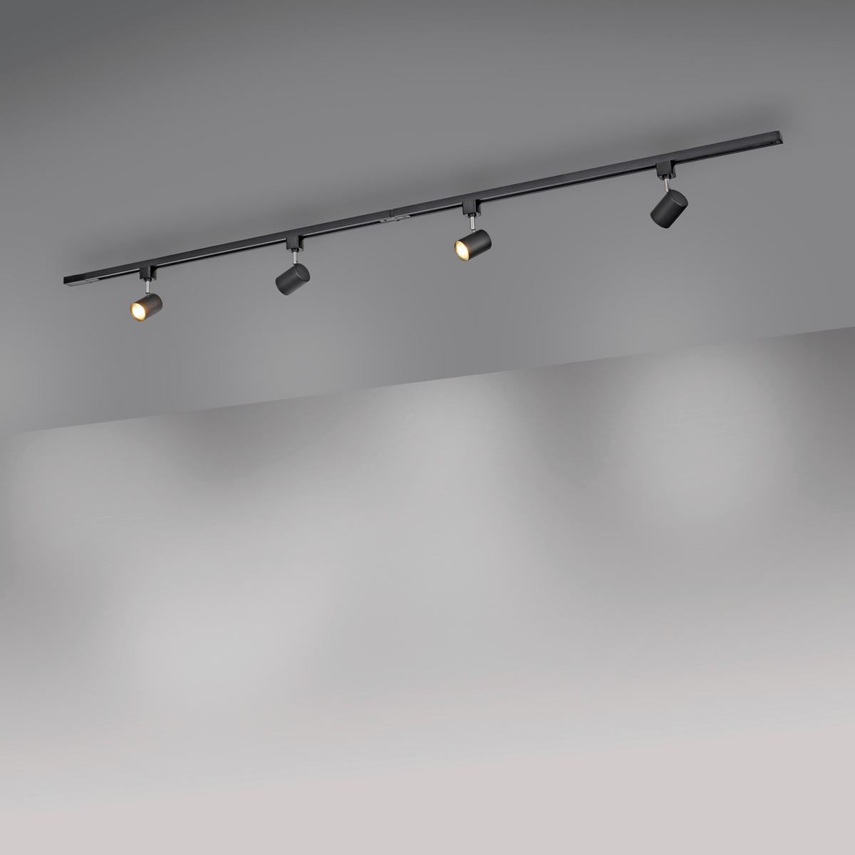 SCHIENENSYSTEM-STRAHLER Tarik   - Schwarz, Basics, Kunststoff/Metall