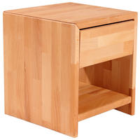 NACHTSCHRANK 40/40/33 cm Kernbuche massiv  - Kernbuche, KONVENTIONELL, Holz (40/40/33cm) - Boxxx