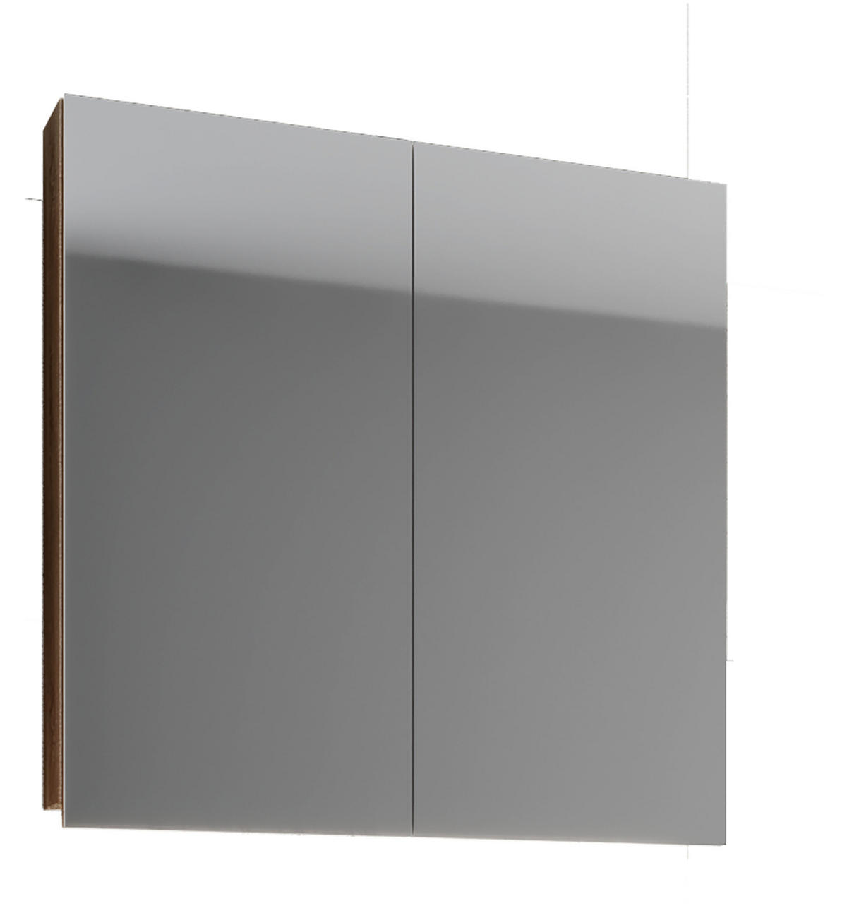 SPEGELSKÅP  - Sonoma ek, Basics, trämaterial/glas (80/59/12cm) - MID.YOU