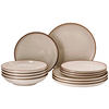 KOMBISERVICE Beige Profi Casual Shell 12-teilig 4 Personen  - Beige, Basics, Keramik - Rosenthal