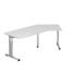 SCHREIBTISCH - Silberfarben/Weiß, KONVENTIONELL, Holzwerkstoff/Metall (113/210cm) SCHREIBTISCH - Silberfarben/Weiß, KONVENTIONELL, Holzwerkstoff/Metall (113/210cm)