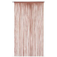ŠPAGETI ZAVJESA tamno smeđa 90/245 cm   - tamno smeđa, Konvencionalno, tekstil (90/245cm) - Boxxx
