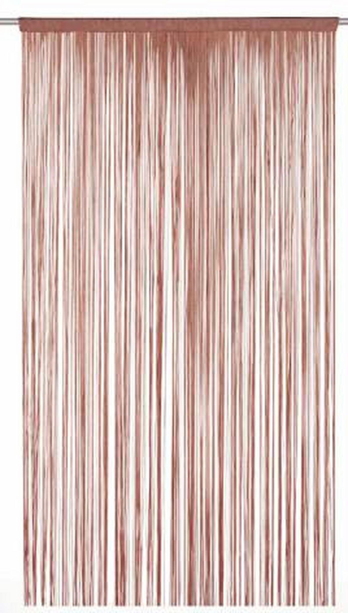 ŠPAGETI ZAVJESA tamno smeđa 90/245 cm   - tamno smeđa, Konvencionalno, tekstil (90/245cm) - Boxxx