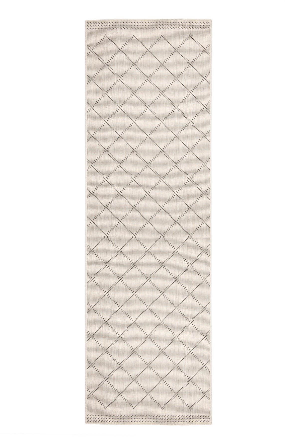 LÄUFER 80/250 cm Twin Supreme  - Creme/Grau, Design, Kunststoff (80/250cm)