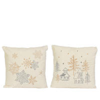 DÍSZPÁRNA  - többszínű, Design, textil (45/45/3cm)