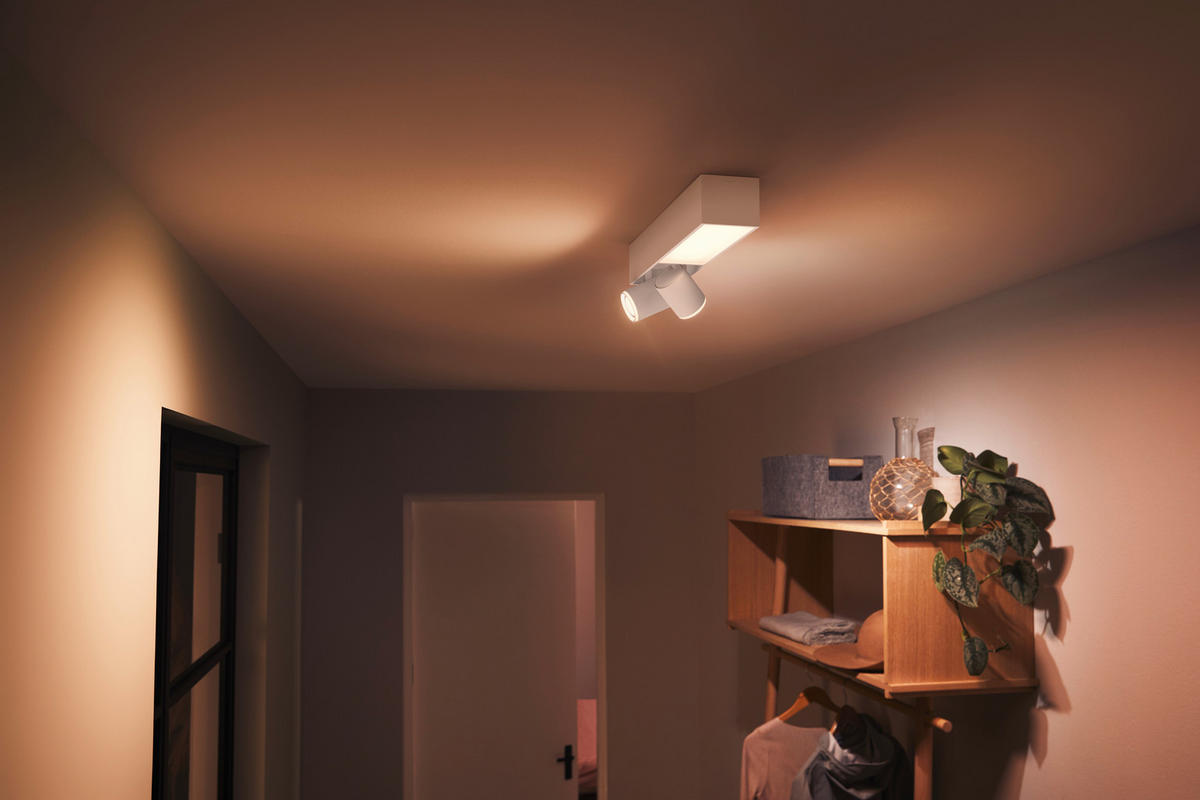 LED-DECKENLEUCHTE    40,80/12,70/8,50 cm  - Weiss, Konventionell, Metall (40,80/12,70/8,50cm) - Philips HUE