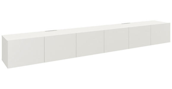 LOWBOARD  300/36,7/42 cm  Beimöbel erhältlich, umfangreiches Zubehör erhältlich, hängend, in verschiedenen Größen erhältlich  - Weiß, Design, Holzwerkstoff (300/36,7/42cm) - Hom`in