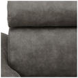 ECKSOFA in Lederlook Grau  263/230 cm  - Schwarz/Grau, Design, Kunststoff/Textil (263/230cm) - Hom`in