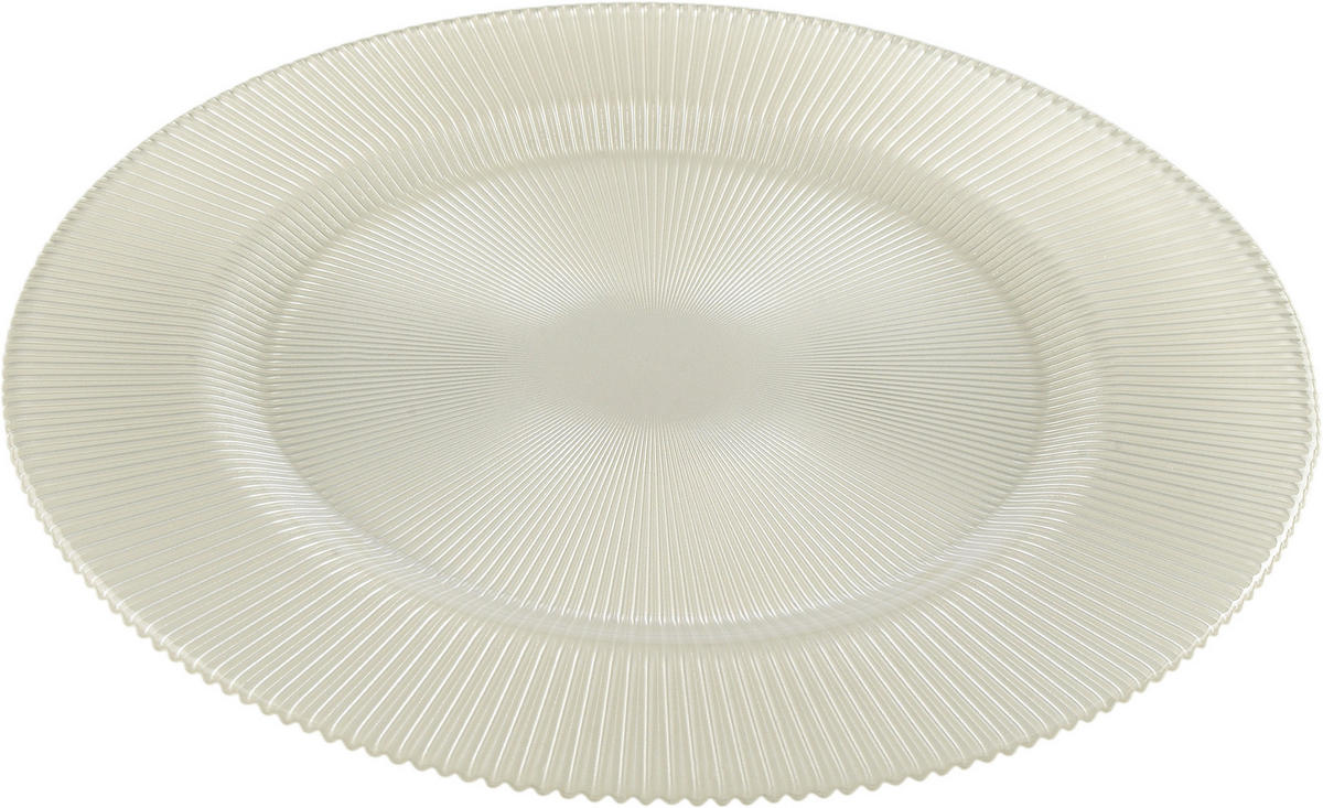 FARFURIE PLATOU  34 cm  - alb, Konventionell, sticlă (34cm) - Novel