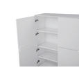 HIGHBOARD Hellgrau  - Hellgrau, MODERN, Holzwerkstoff (113/125/40cm) - Xora