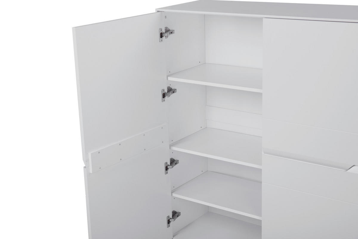 HIGHBOARD  in 113/125/40 cm  - Hellgrau, MODERN, Holzwerkstoff (113/125/40cm) - Xora