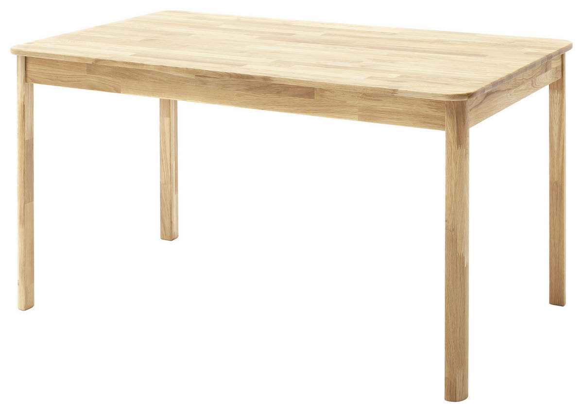 ESSTISCH Wildeiche massiv rechteckig Wildeiche  - Wildeiche, KONVENTIONELL, Holz (120/80/76cm) - MID.YOU