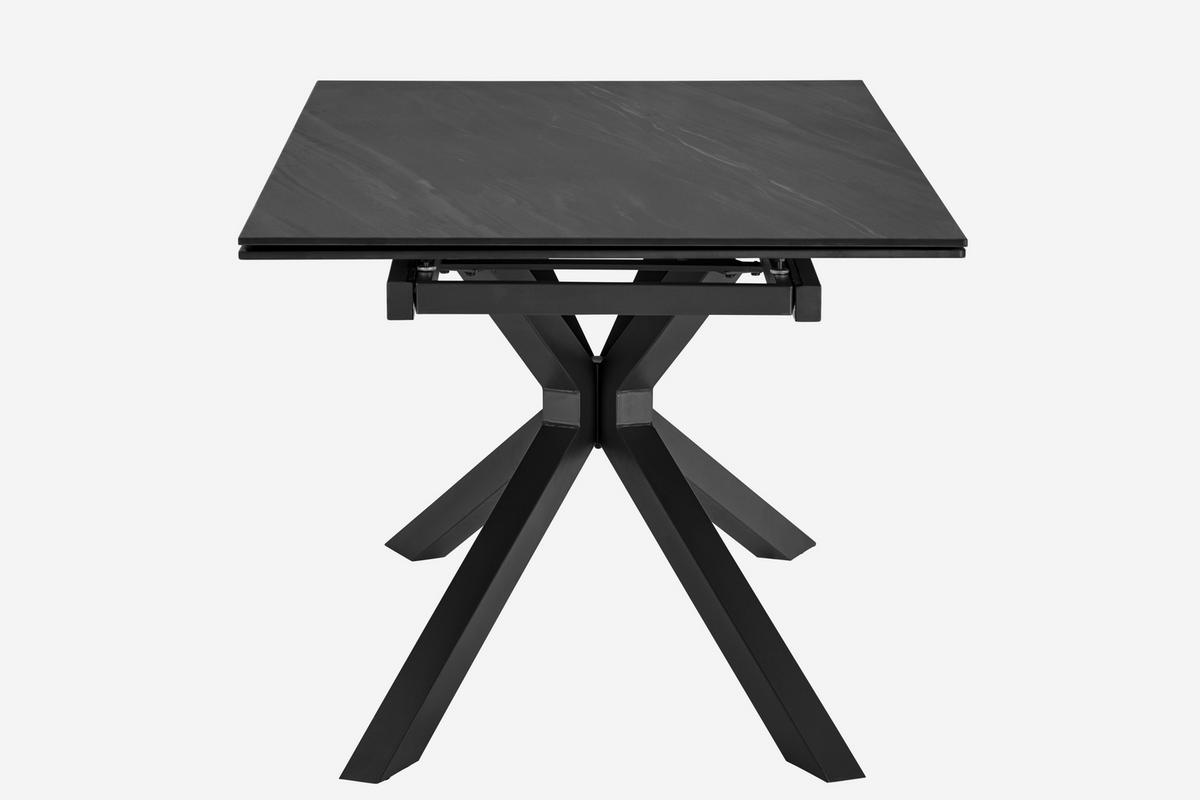 ROZŤAHOVACÍ STÔL, 160-240/75/90 cm - sivá, Konventionell, kov/keramika (160-240/75/90cm) - MID.YOU