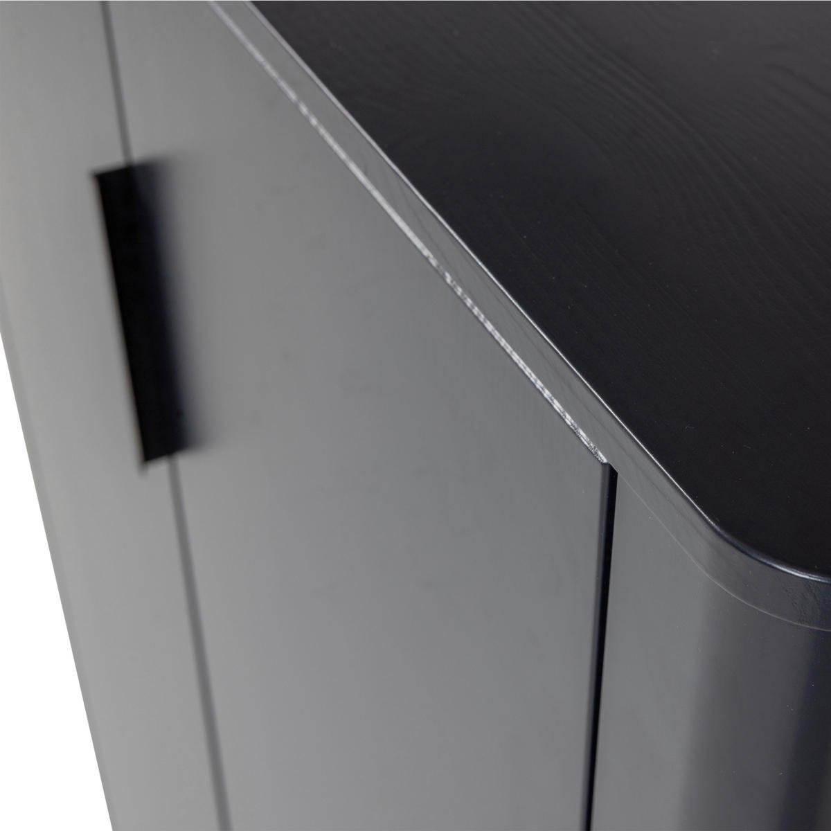 SCHUHSCHRANK Gunnar  in 85/135/39 cm  - Schwarz, Design, Holz/Metall (85/135/39cm) - Livetastic