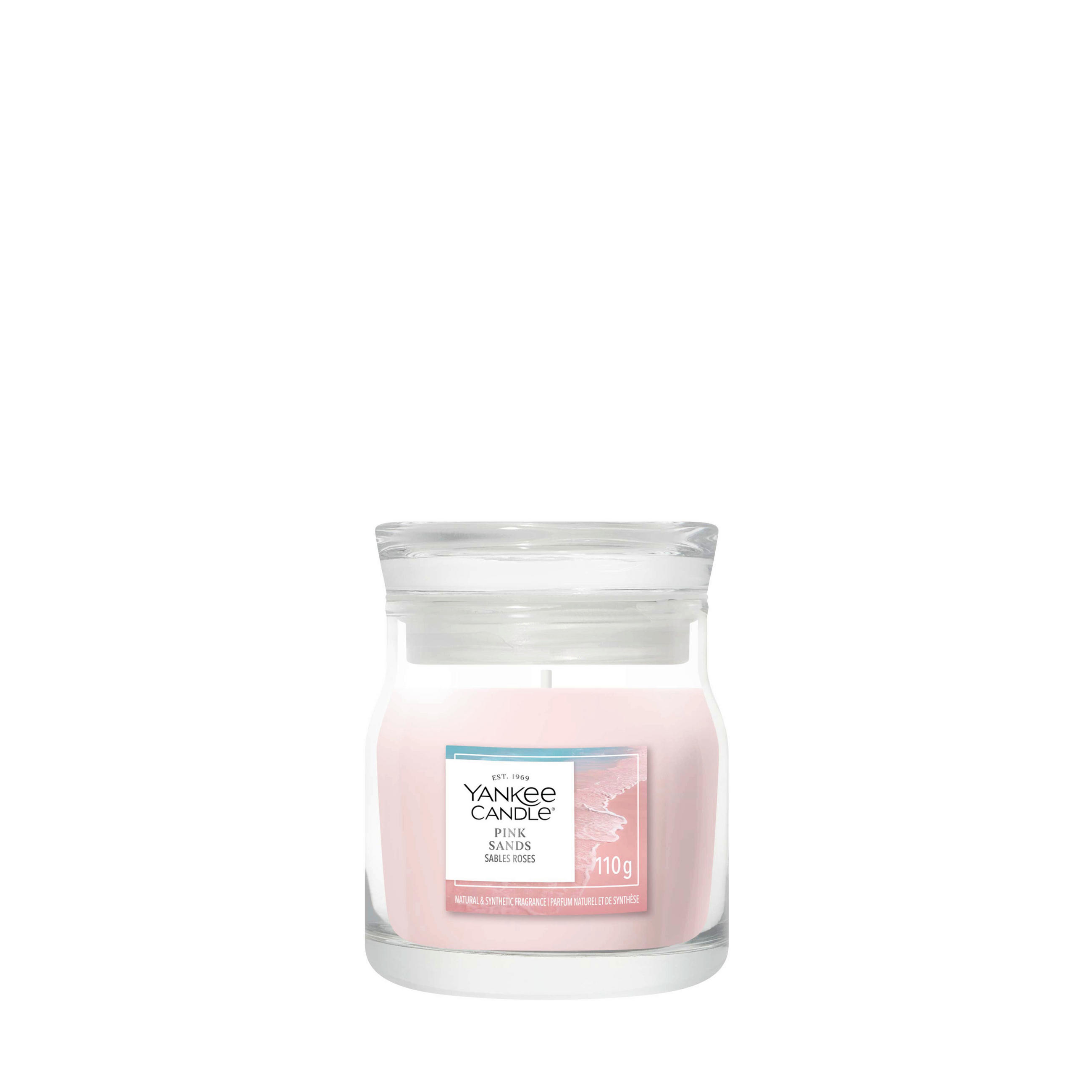 MIRISNA SVEĆA  svetloružičasta  - svetloružičasta, Osnovno, staklo (6/9/6cm) - Yankee Candle