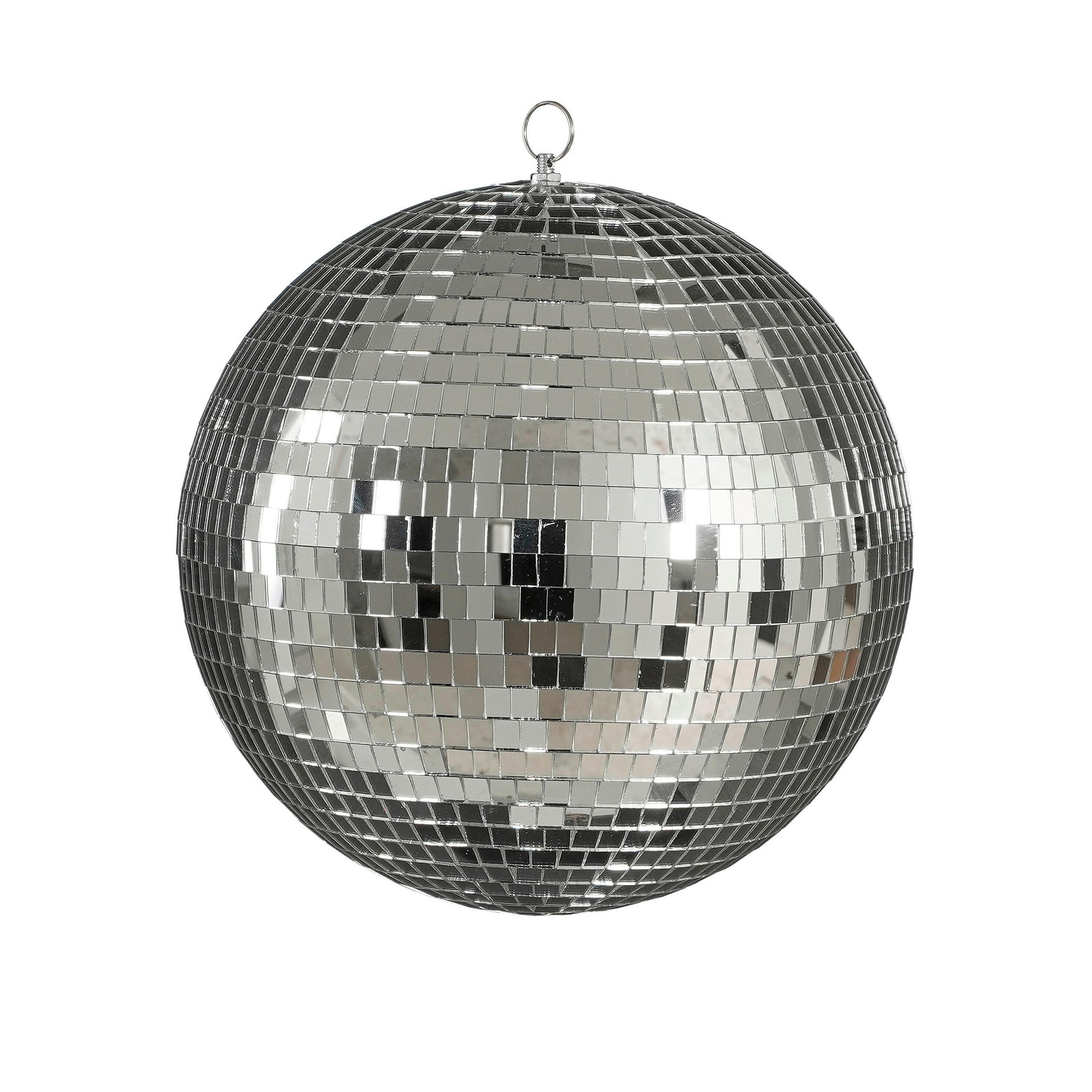 LOPTICA DEKORATIVNA - srebrne boje, Basics, plastika (30/30/30cm) - X-Mas